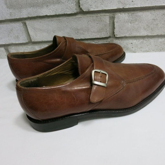 Cable & Co. Oil Tanned Leather Monk Strap Oxfords - Picture 4 of 7